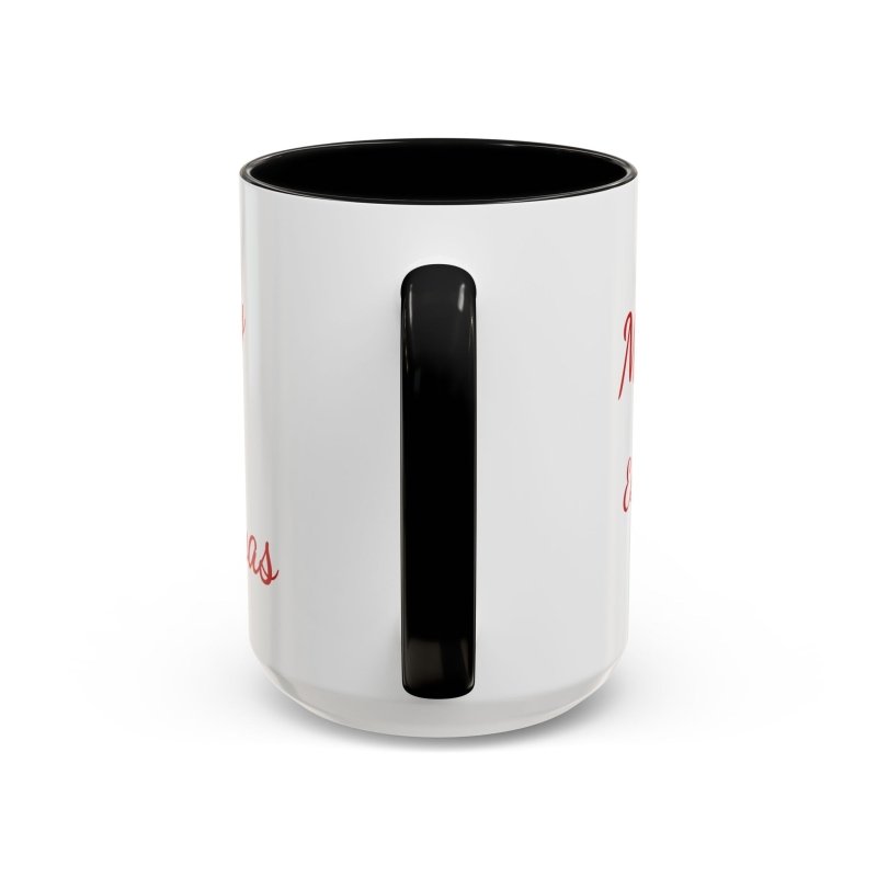 Personalize Mama/Papa Established Mug Christmas Reindeer Accent Coffee Mug – "Merry Christmas" Holiday Gift (11/15oz) - Hands & Toes