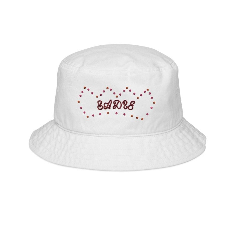 Personalized Name Embroidered Bucket Hat for Kids - Princess Crown Design - Hands & Toes