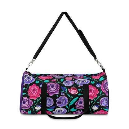 Purple Roses Hands and Toes Duffel Hospital Bag