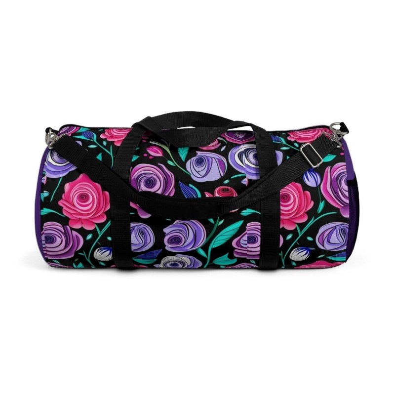 Purple Roses Hands and Toes Duffel Hospital Bag