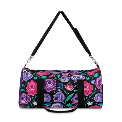Purple Roses Hands and Toes Duffel Hospital Bag