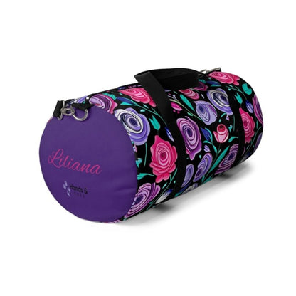 Purple Roses Hands and Toes Duffel Hospital Bag