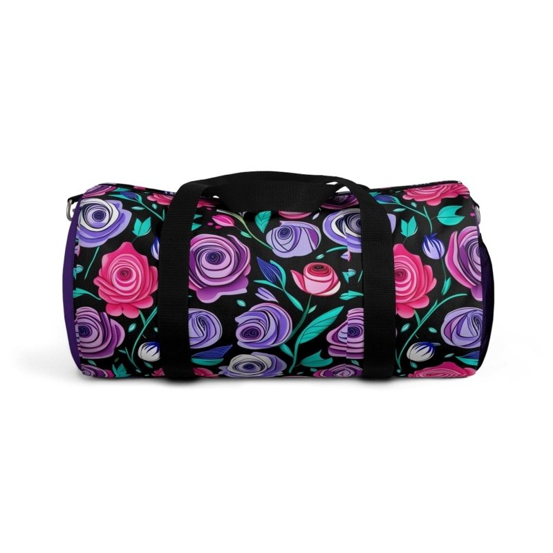 Purple Roses Hands and Toes Duffel Hospital Bag