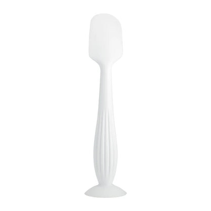 Soft Silicone Diaper Cream Spatula Portable Handheld Scraping Spoon with Suction Base for Gentle Baby Skin Care - Hands & Toes