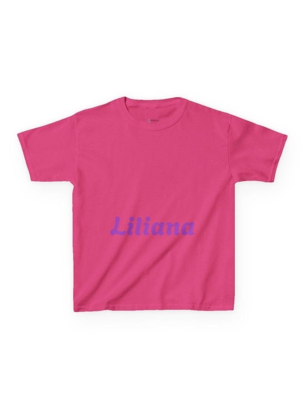 toddler Kids Tee — Personalized Script Name Shirt