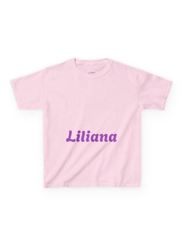 toddler Kids Tee — Personalized Script Name Shirt