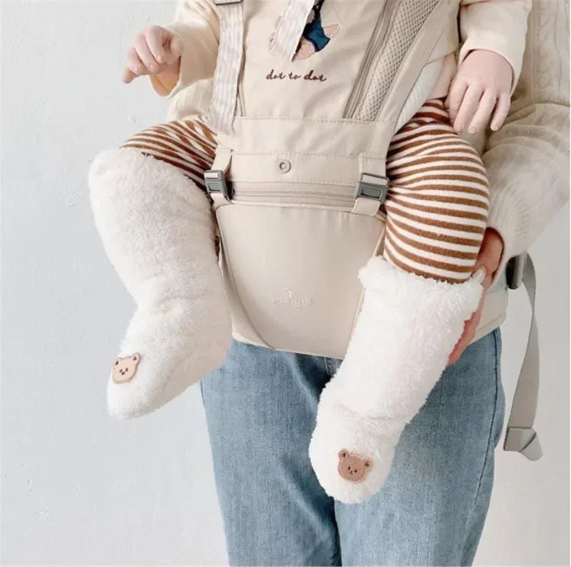 Winter Baby Socks Thick Warm Long Socks for Toddler White Autumn Winter PlushKnee Newborn Anti Slip Floor Socks Baby Accessories - Hands & Toes
