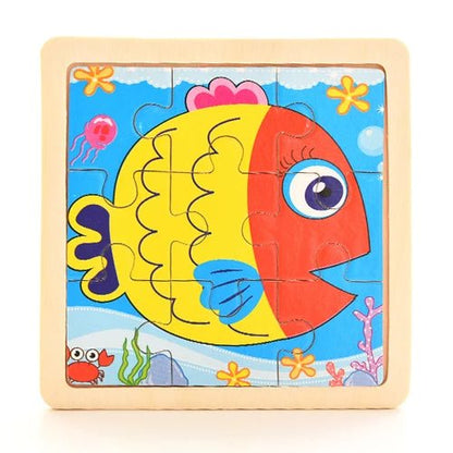 1PCS 3D Paper Jigsaw Puzzles for Children Kids Toys