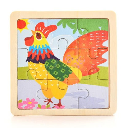 1PCS 3D Paper Jigsaw Puzzles for Children Kids Toys