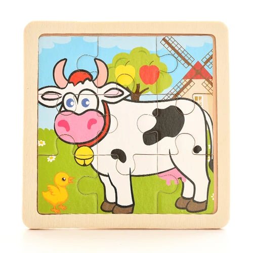 1PCS 3D Paper Jigsaw Puzzles for Children Kids Toys