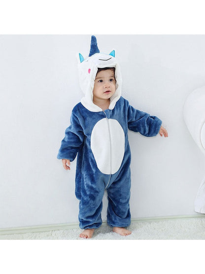 Animal Zip Up Jumpsuits
