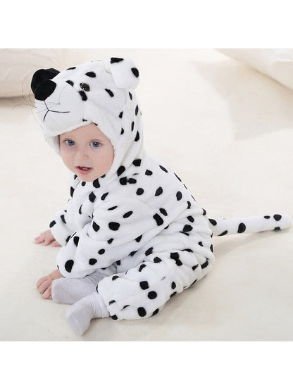 Animal Zip Up Jumpsuits