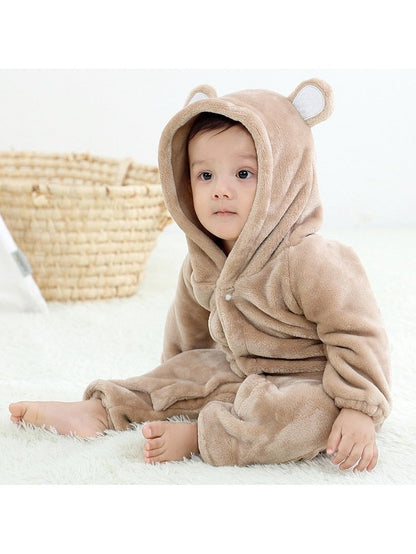 Animal Zip Up Jumpsuits