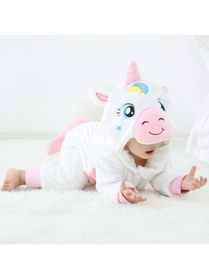 Animal Zip Up Jumpsuits