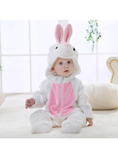 Animal Zip Up Jumpsuits