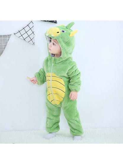 Animal Zip Up Jumpsuits
