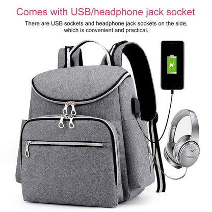 Thermal Bottle Warmer Diaper Bag Backpack