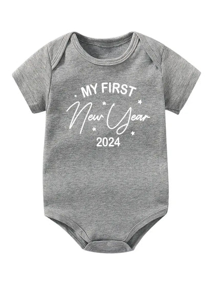 My 1st New Year Baby Girl Boy Clothes Cotton