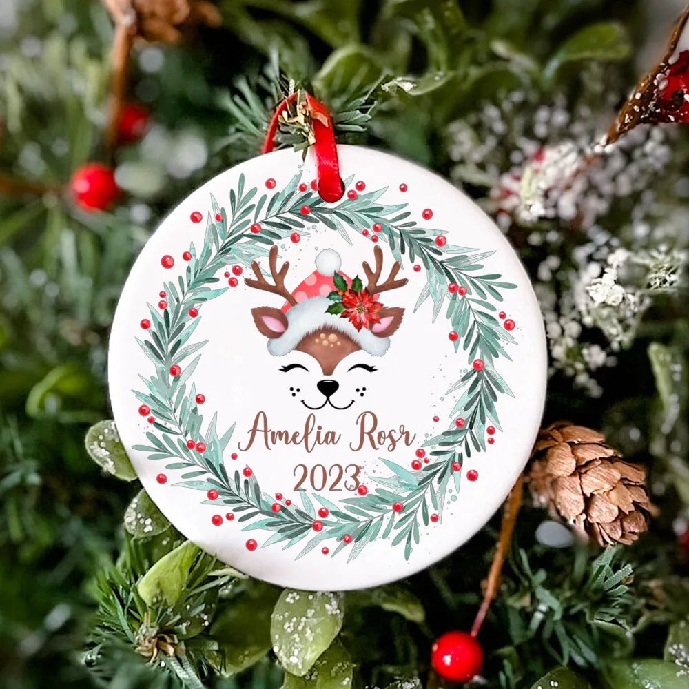Personalized Christmas Baby Ornament