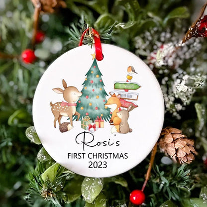 Personalized Christmas Baby Ornament