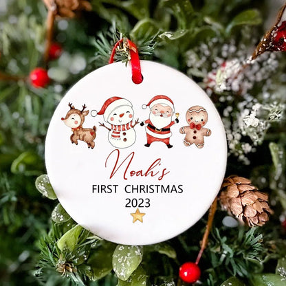 Personalized Christmas Baby Ornament
