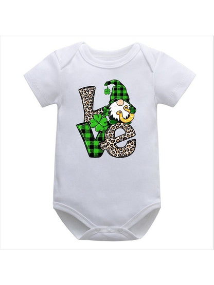 St. Patrick's Day Infant Clothes Shamrock Boy