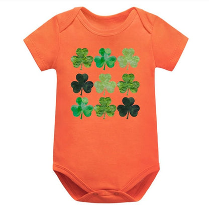 St. Patrick's Day Newborn Onsies Shamrocks