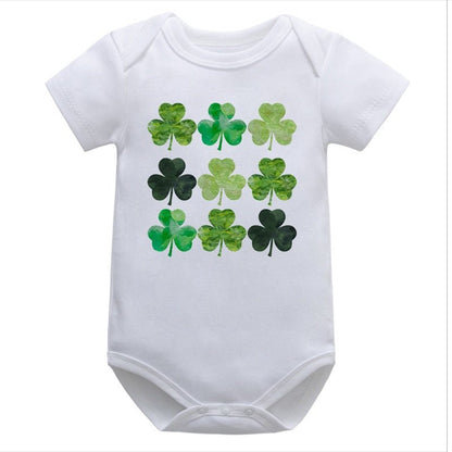 St. Patrick's Day Newborn Onsies Shamrocks
