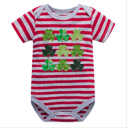 St. Patrick's Day Newborn Onsies Shamrocks